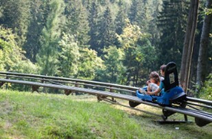 Summer toboggan run